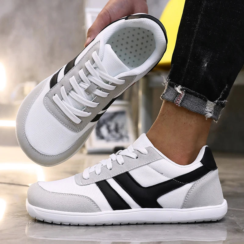 Wide Shoes Anti Slip Lightweight Breathable Running Shoes Minimalist Barefoot Cross Training Shoe Anti Slip Toe Walking Shoes
