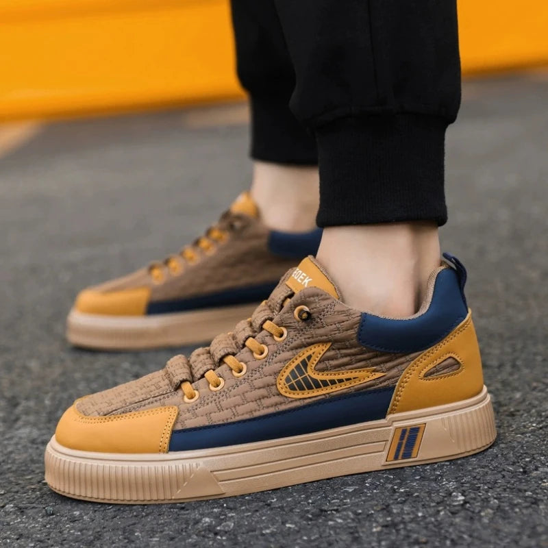 Fashion Men's Sneakers New Designer Sport Casual Men Shoes Platform Comfortable Men Sport Shoes Sneakers Flat Zapatos De Hombre