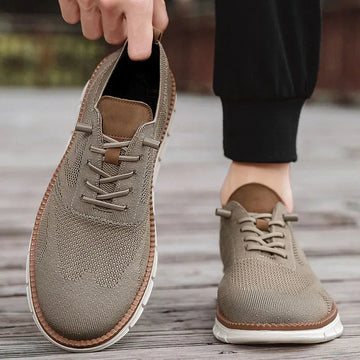 Men Casual Shoes Classic Breathable Brogue Flats Cushioning Color Blocking Design Dress Shoes Versatile Sneakers lightweight
